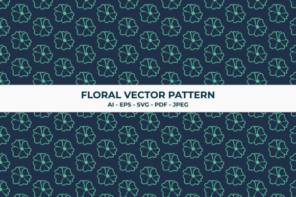 Digital Paper Pattern or Flower Pattern Graphics and Print Templates