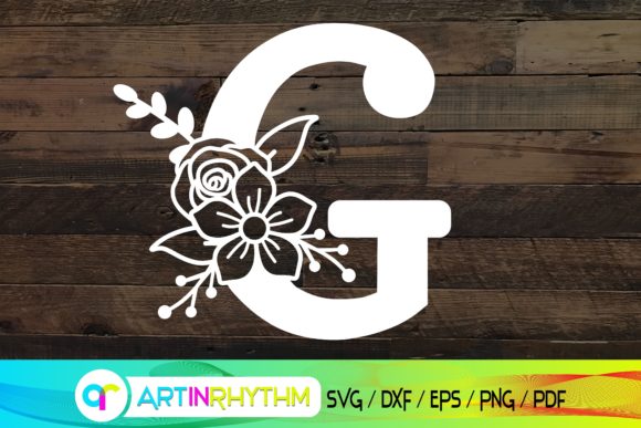 Floral Letter G, Alphabet Svg Graphics and Crafts Review