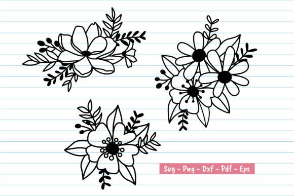 Flower Svg Files, Flower Cut Files for Graphics and Illustrations