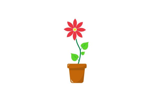 Flowers Simple Flat Icon Graphics and Illustrations Review