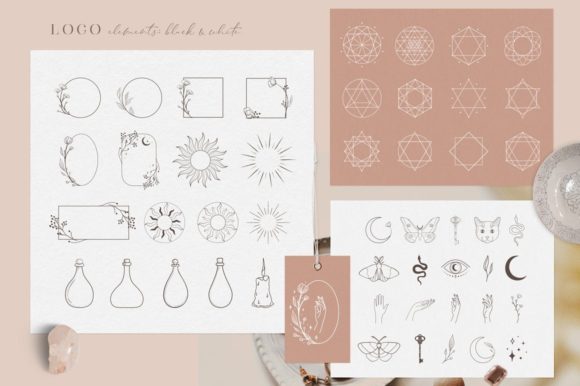 Logo Elements Illustrations, Frames. Jar: A Designer's Review