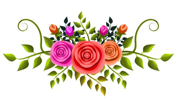 Review: Illustration with Bouquet of Roses for Real Embroidery