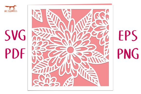 Sunrise Flower Card SVG Cut File Review